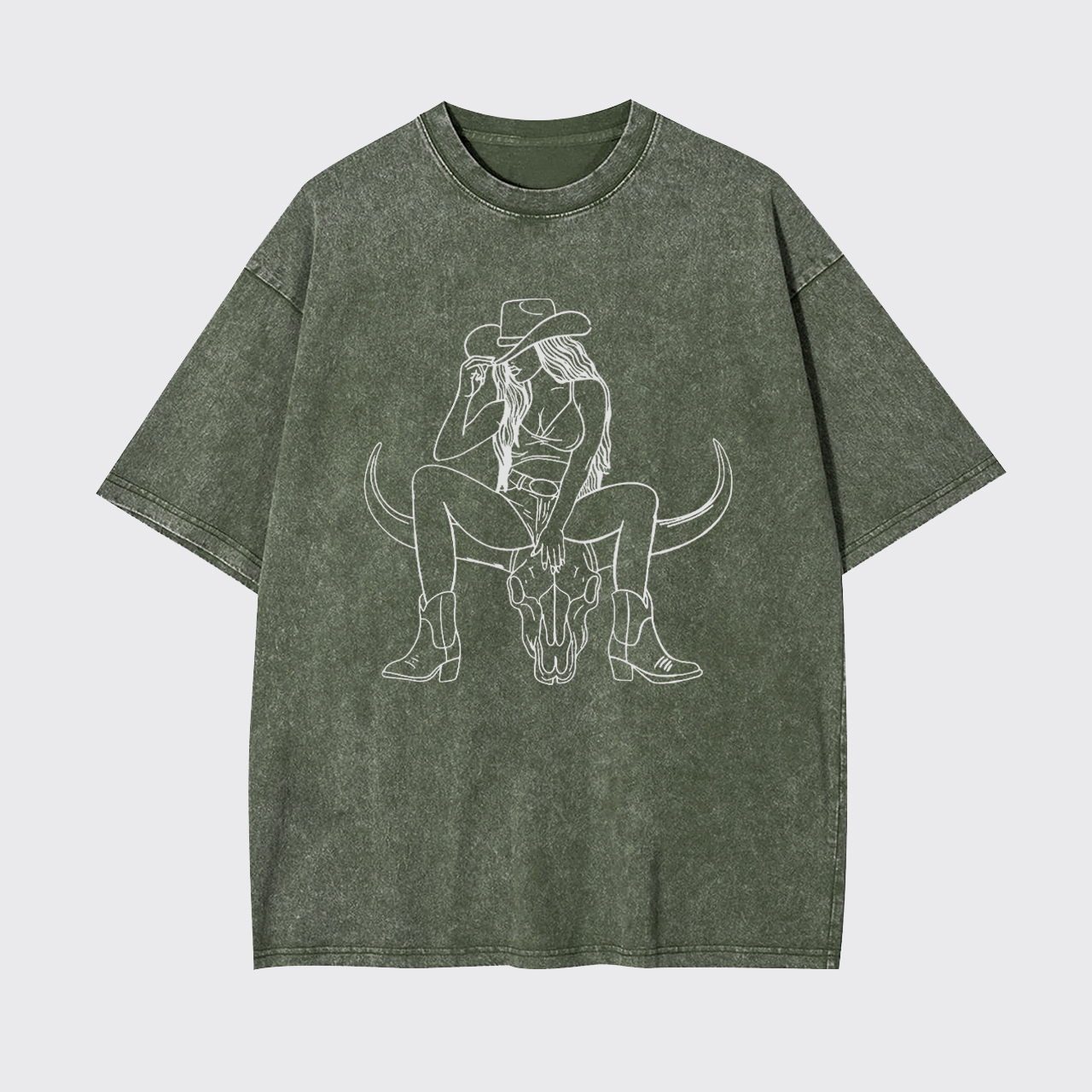 Western Rad Cowgirl Garment-dye Tees