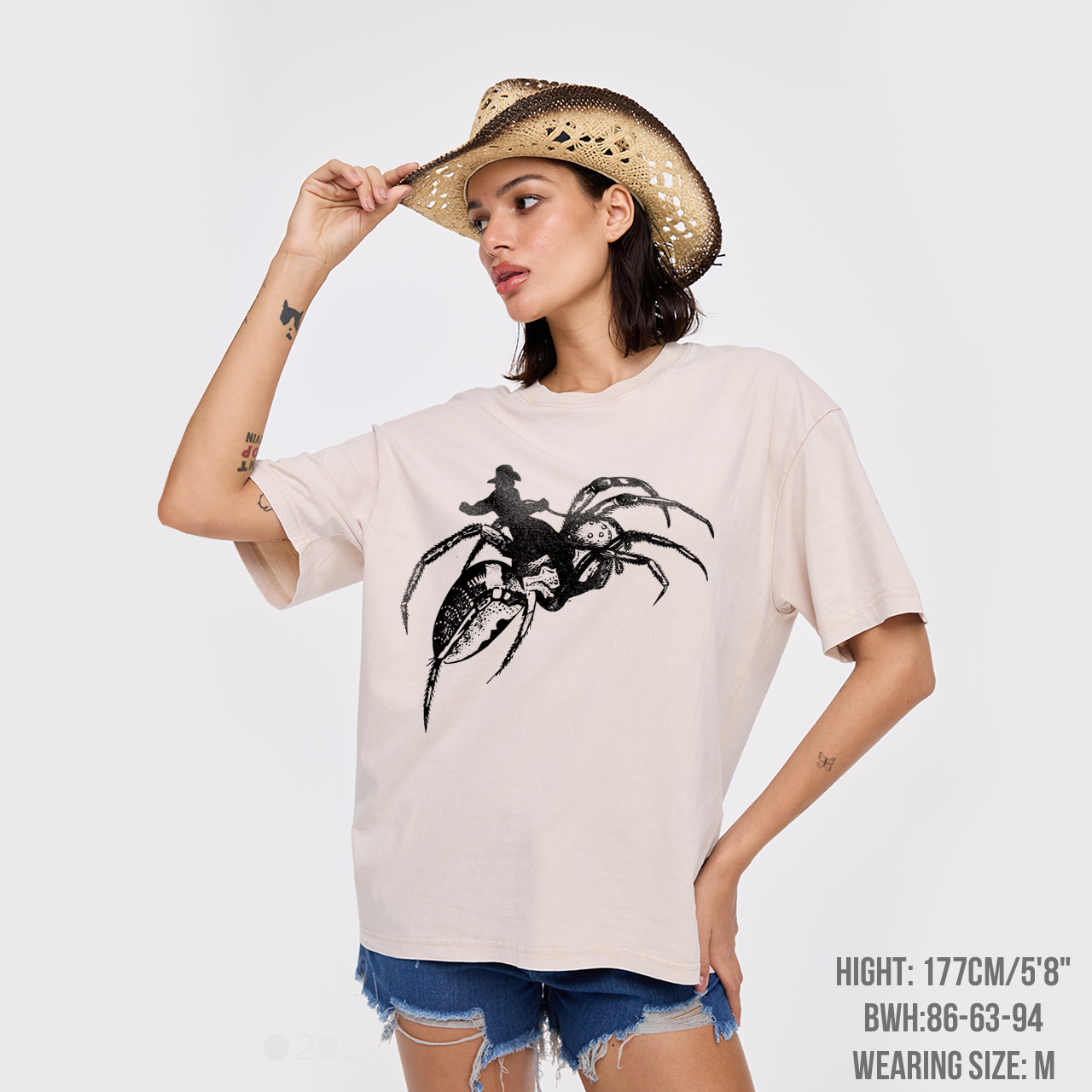 Spider Cowboy Garment-dye Tees