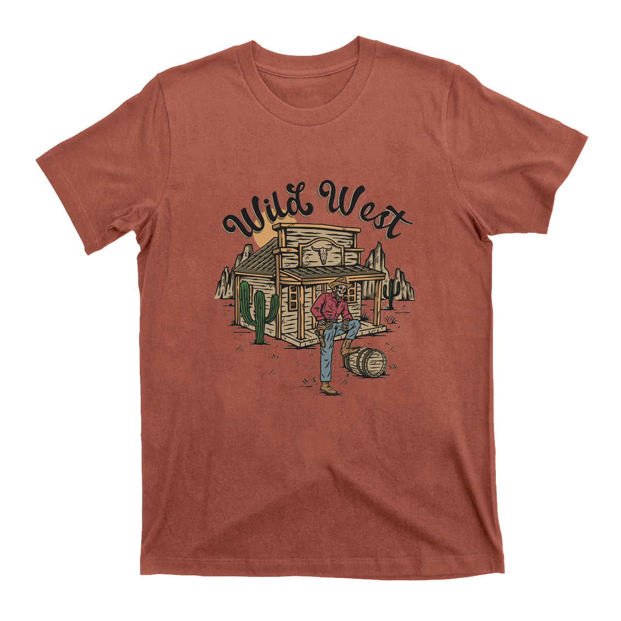 Vintage Wild West Cowboy T-Shirts