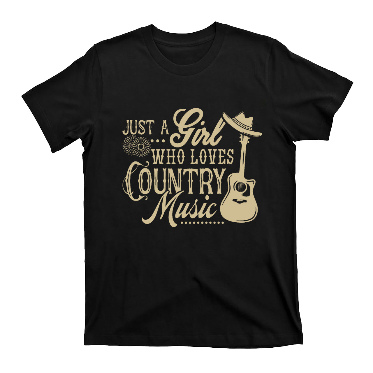 Just a Girl Who Loves Country Music T-Shirts