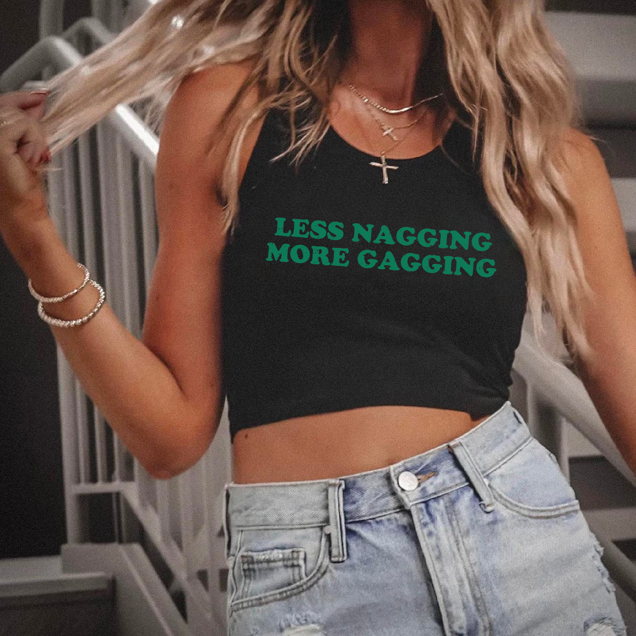 Less Nagging More Gagging Tank Top