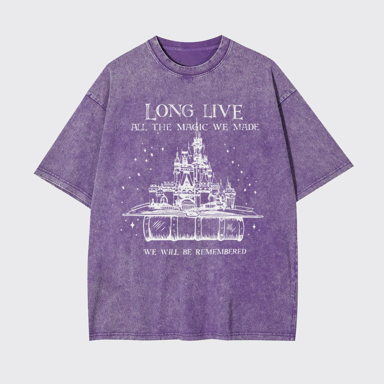 Vintage Long Live We Will Be Remembered Garment-dye Tees