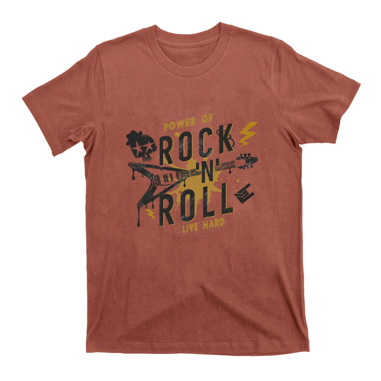 Power Of Rock 'N' Roll Live Hard T-Shirts