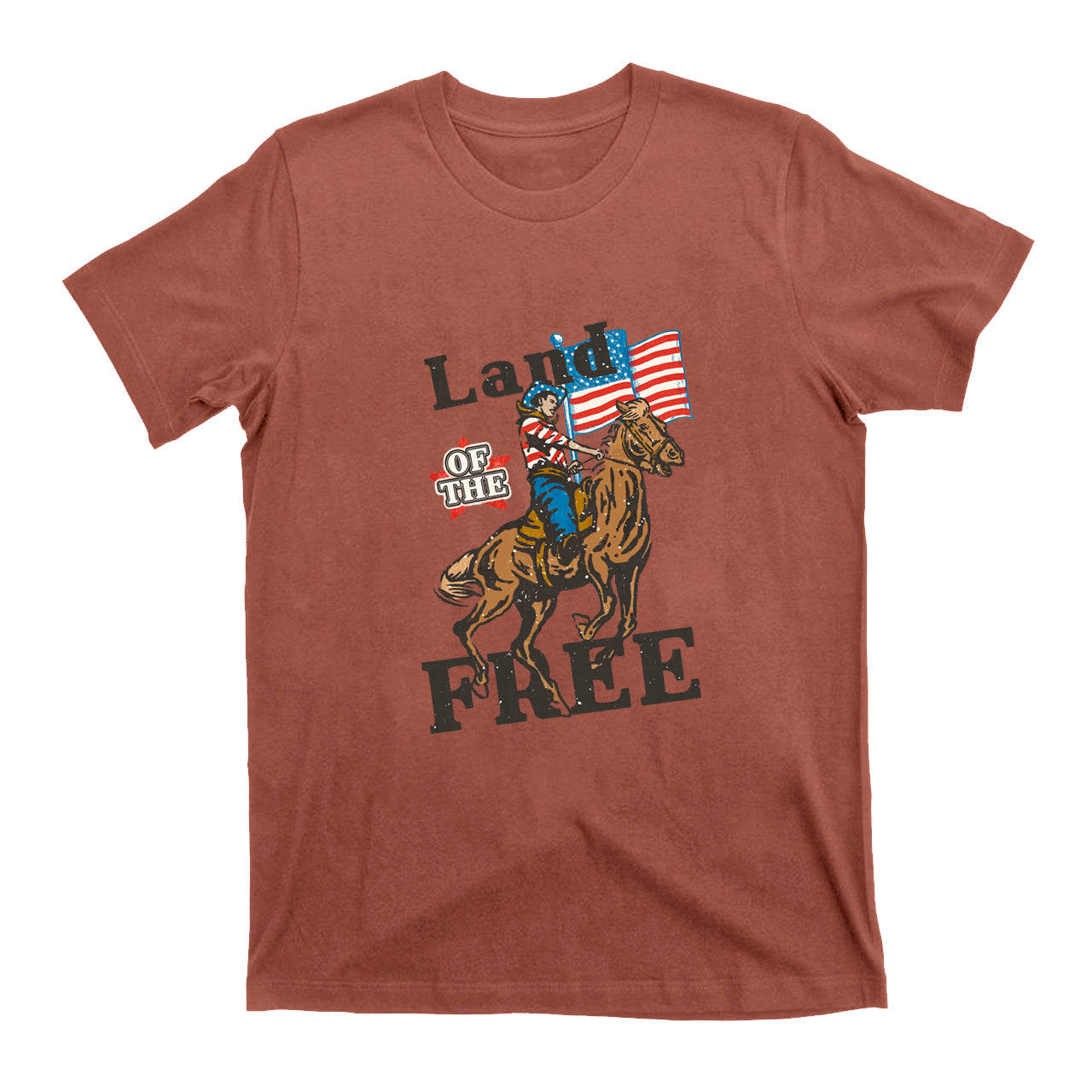 Land of the Free Cowboy T-shirt