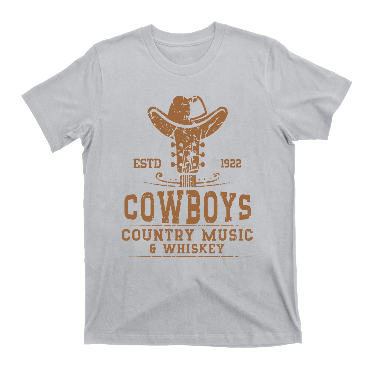 Country Music Whiskey Western Cowboy T-Shirt