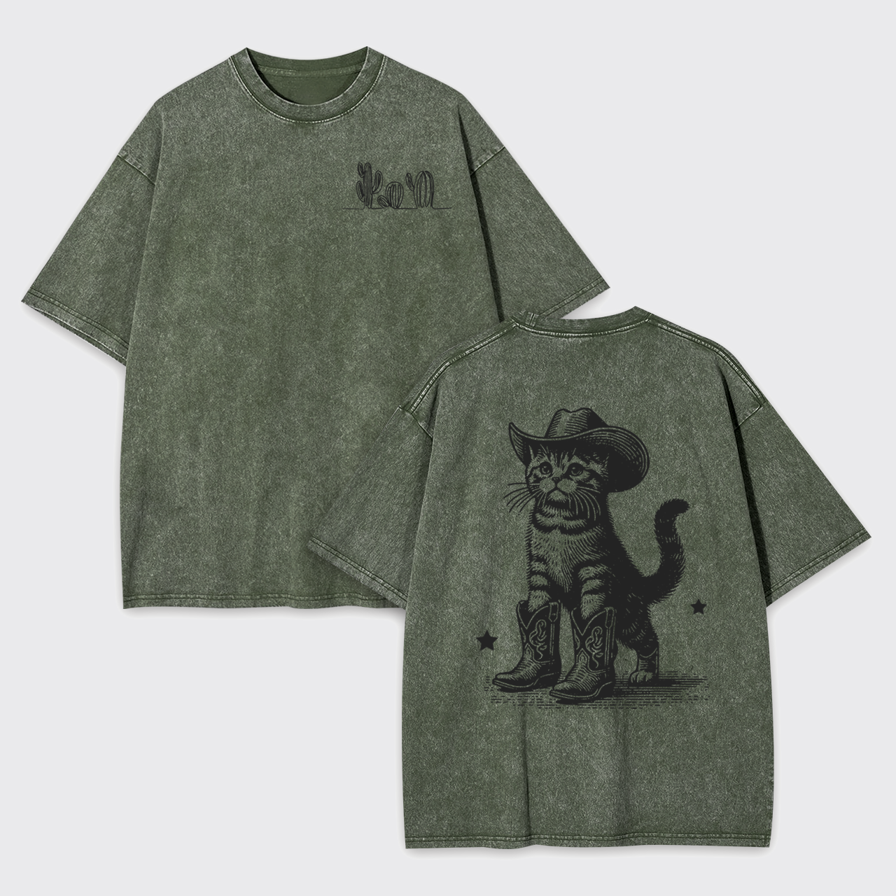 The Ranch Cats Are Loyal Garment-dye Tees