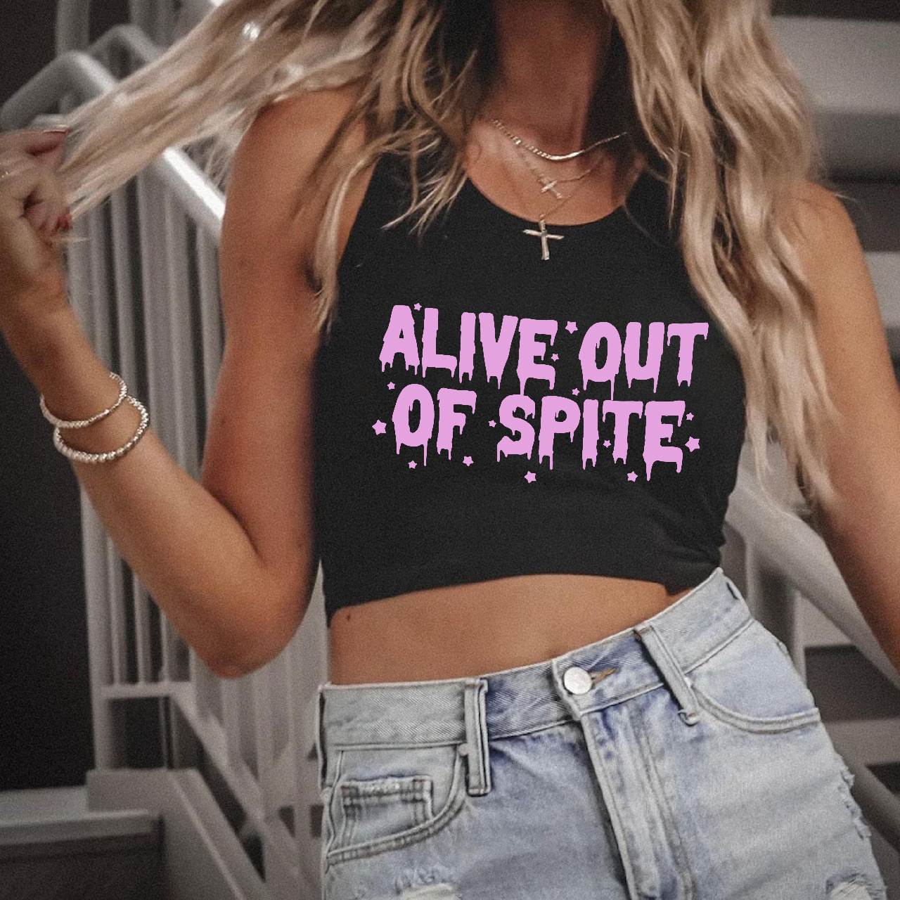 Alive Out Of Spite Tank Top