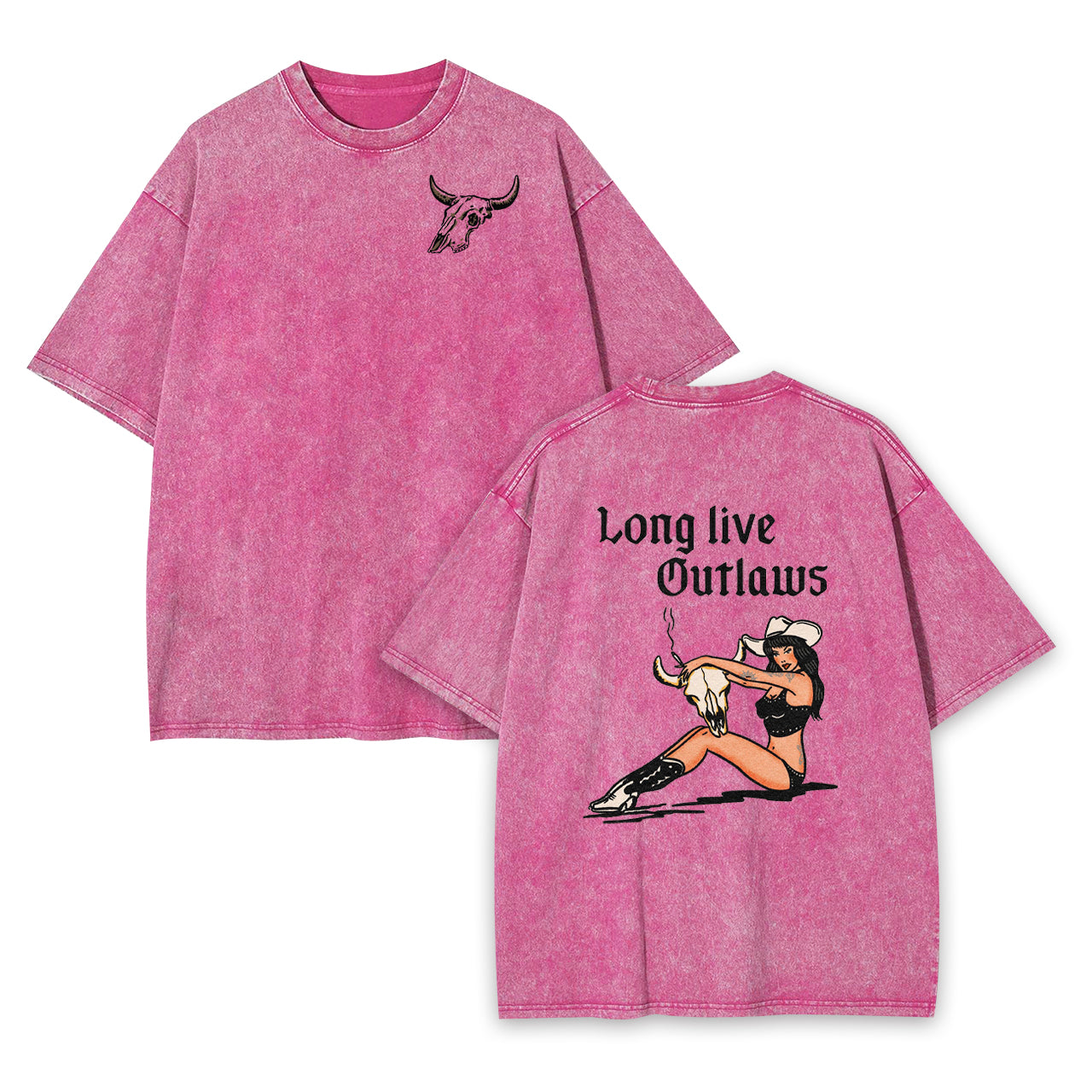 Long live Outlaws Garment-dye Tees
