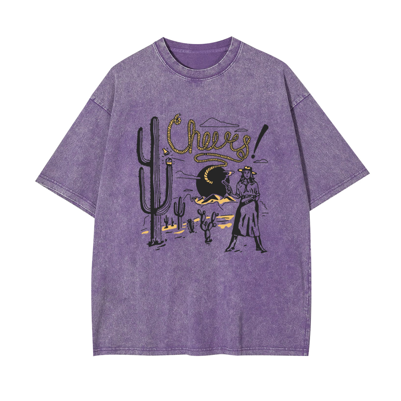 Cheers Cowgirls Garment-dye Tees