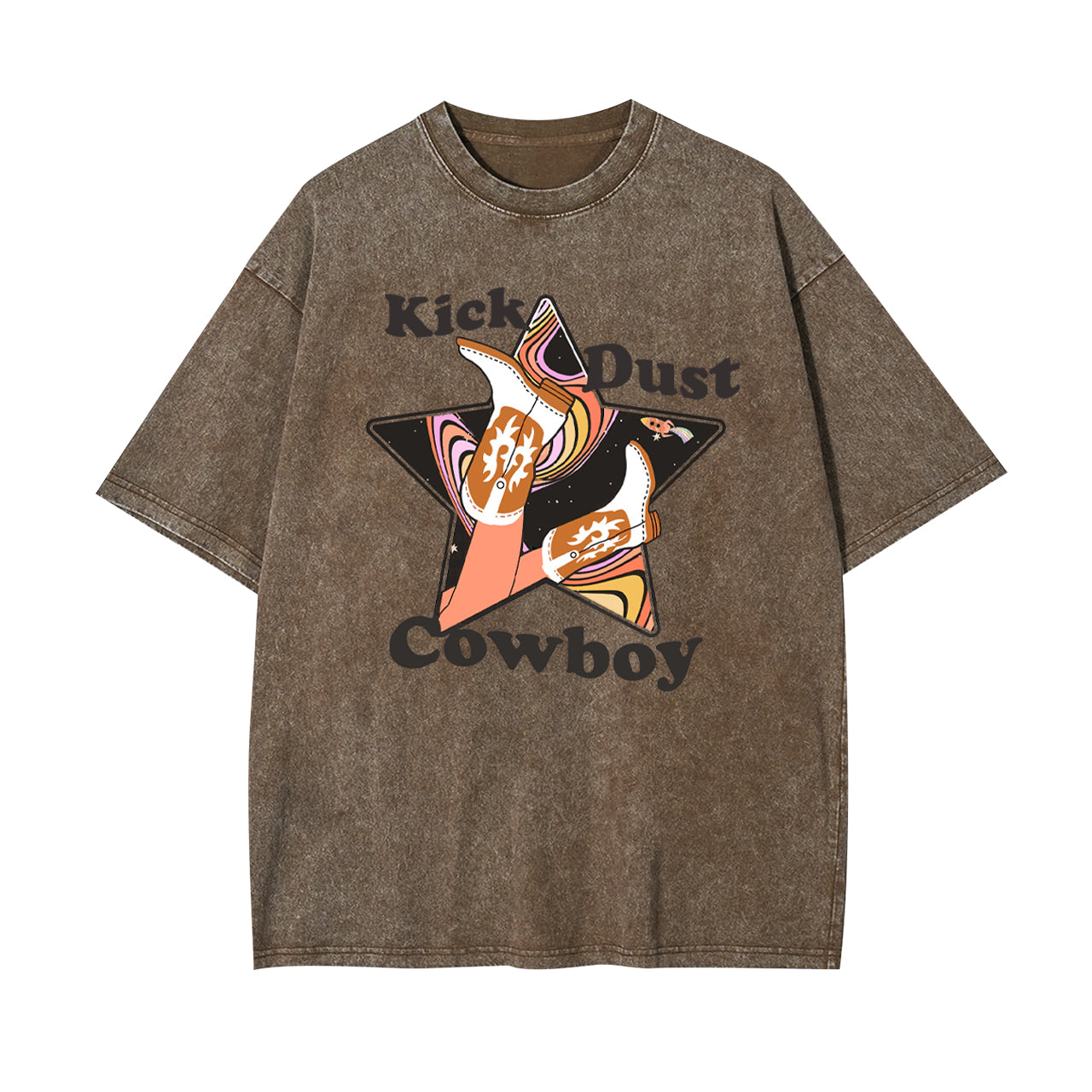 Space Kick Dust Cowboy Garment-dye Tees