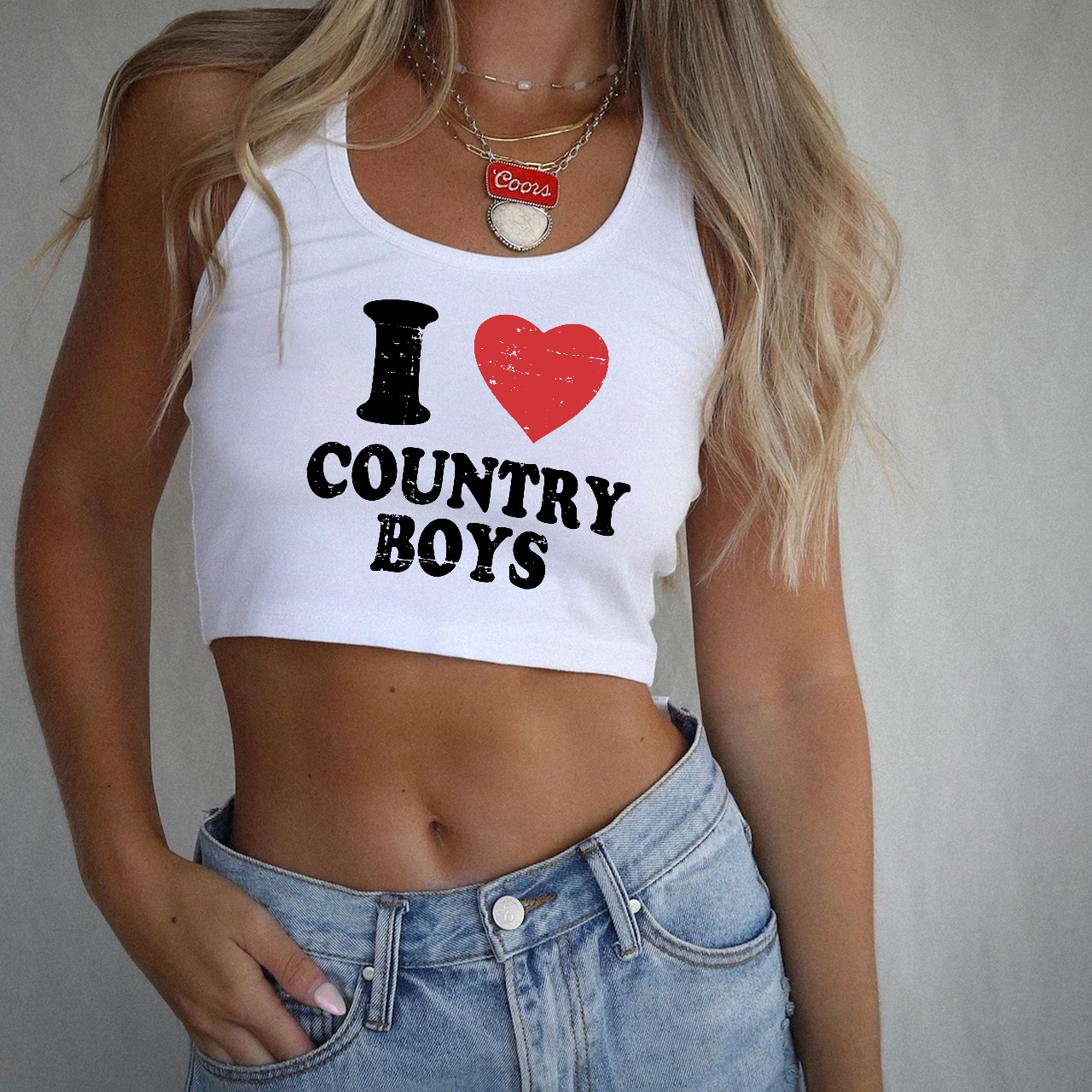 I Love Country Boys Tank Top