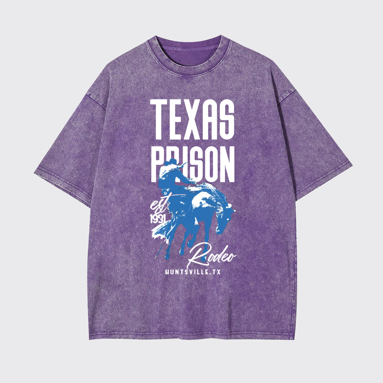 Texas Prison Rodeo Cowboy Garment-dye Tees