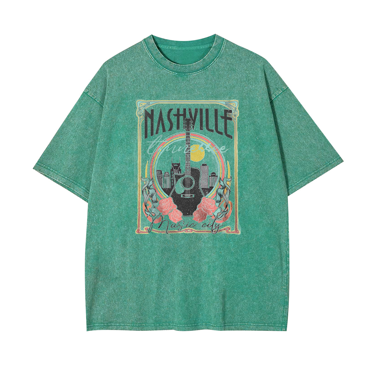 Nashville Music City Garment-dye Tees