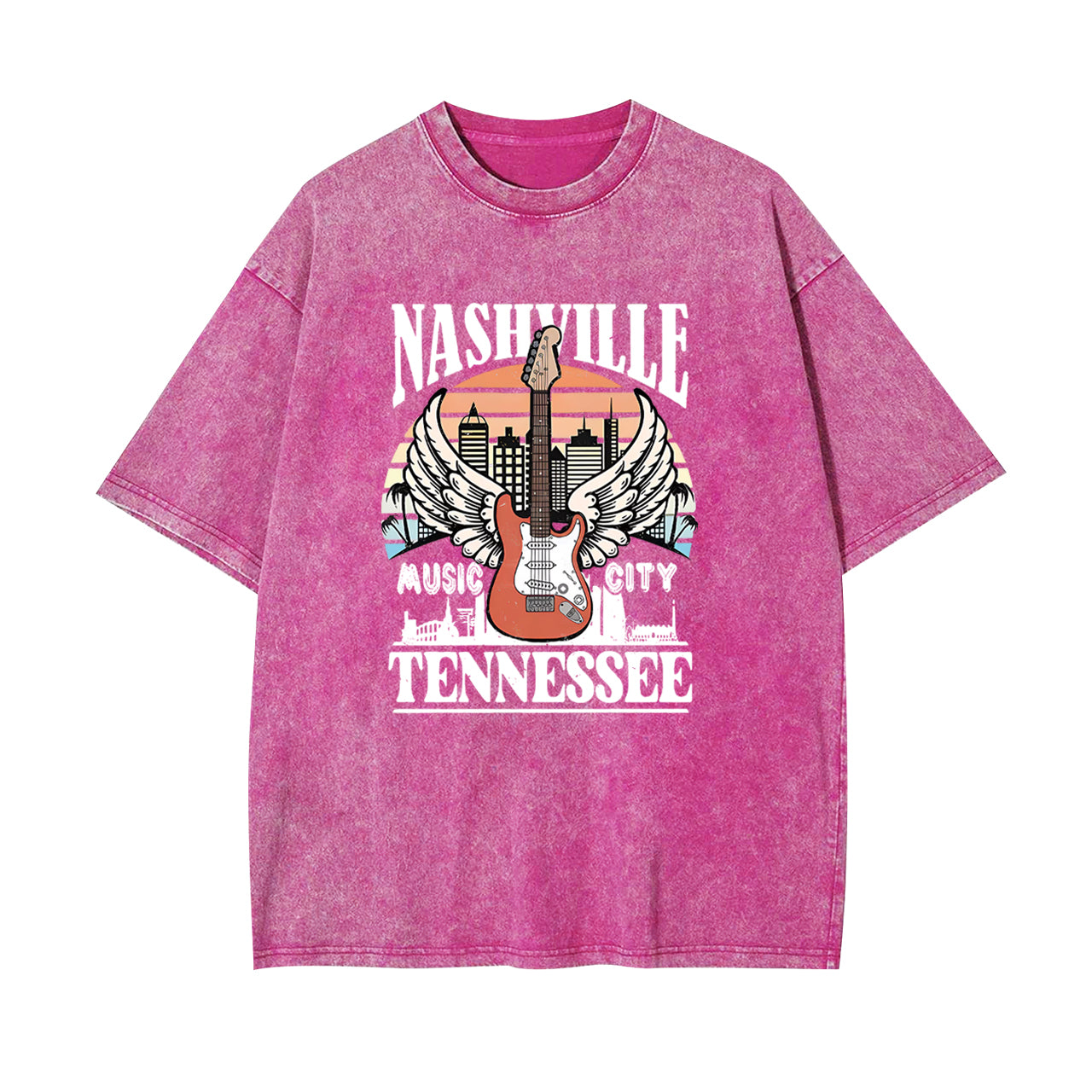 Classic Nashville Music City 1993 Garment-dye Tees