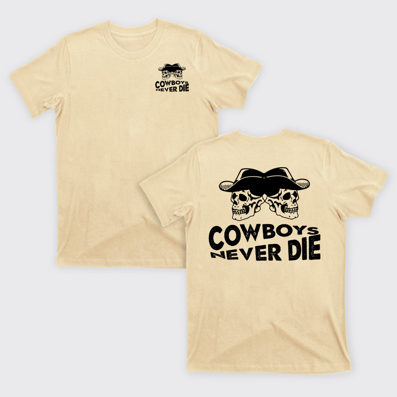 Cowboys Never Die Skeleton T-Shirts