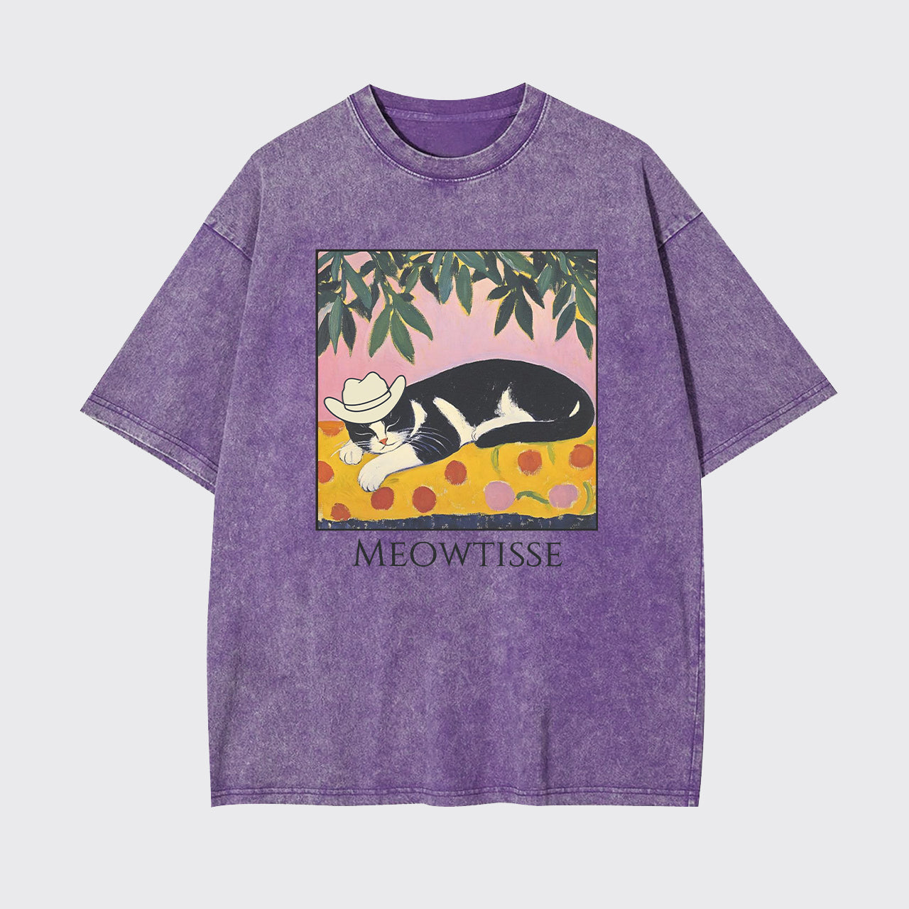 Meowtisse Cat Garment-dye Tees