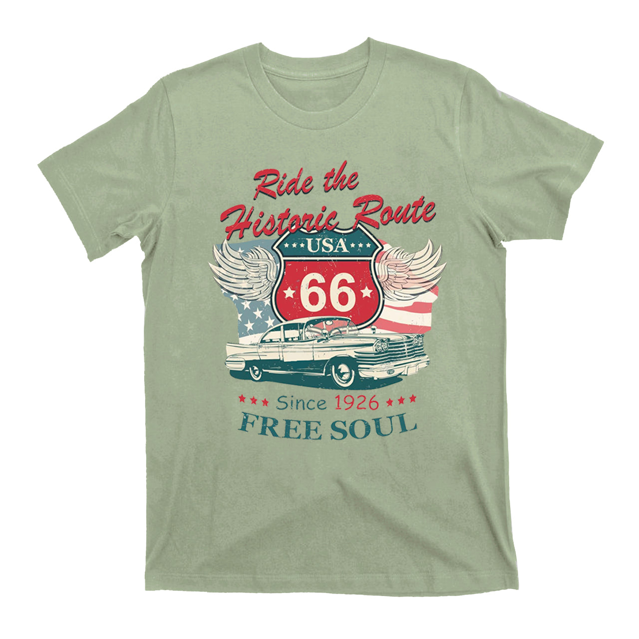 1926 Free Soul Route 66 T-Shirts