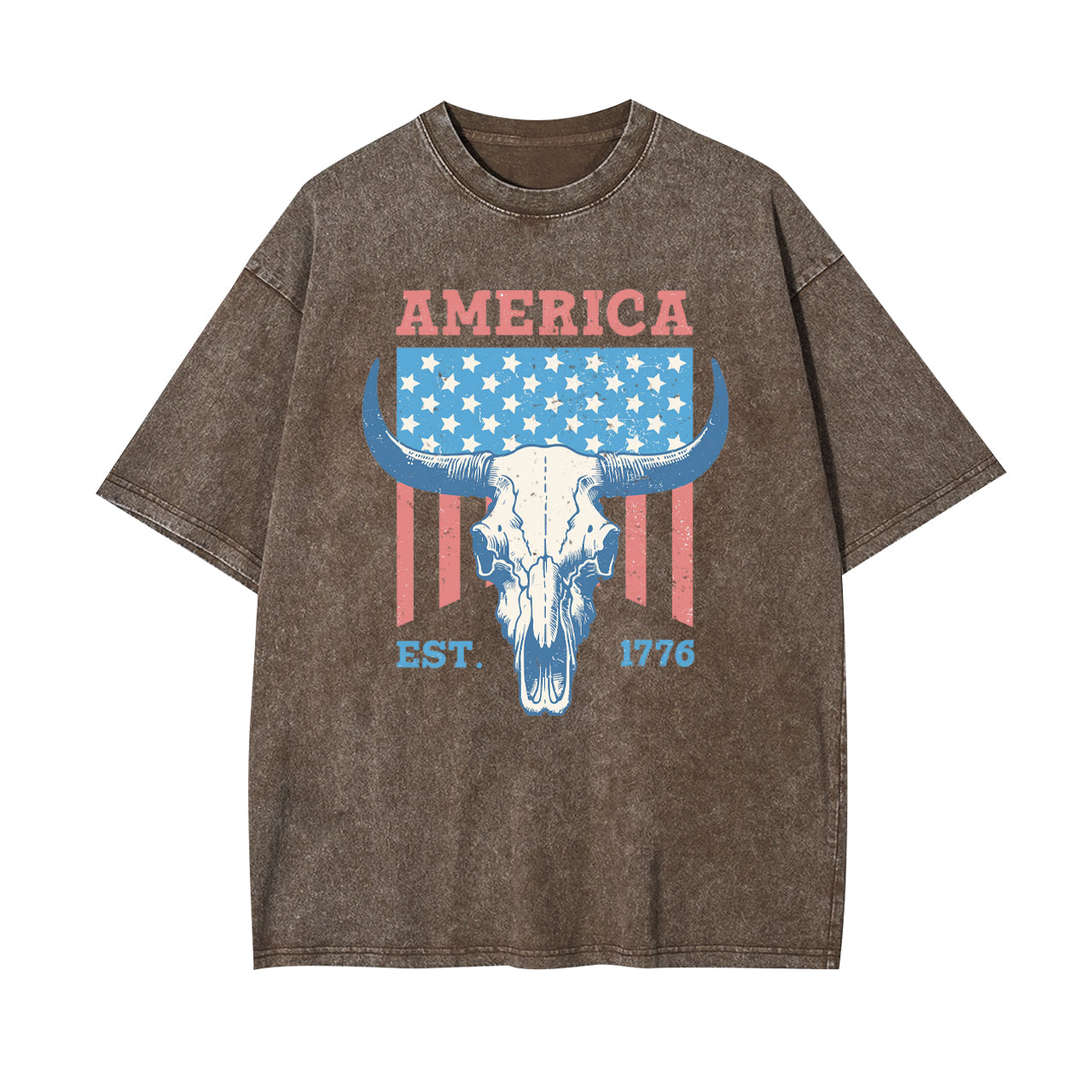 America freedom Est.1776 Garment-dye Tees