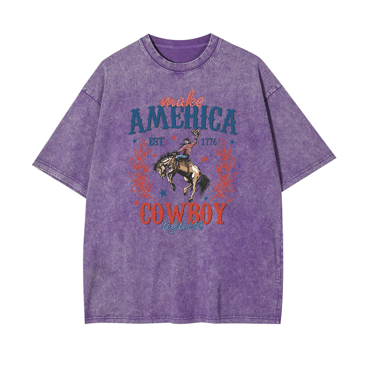 Made Ameria EST. 1776 Cowboy Again Garment-dye Tees