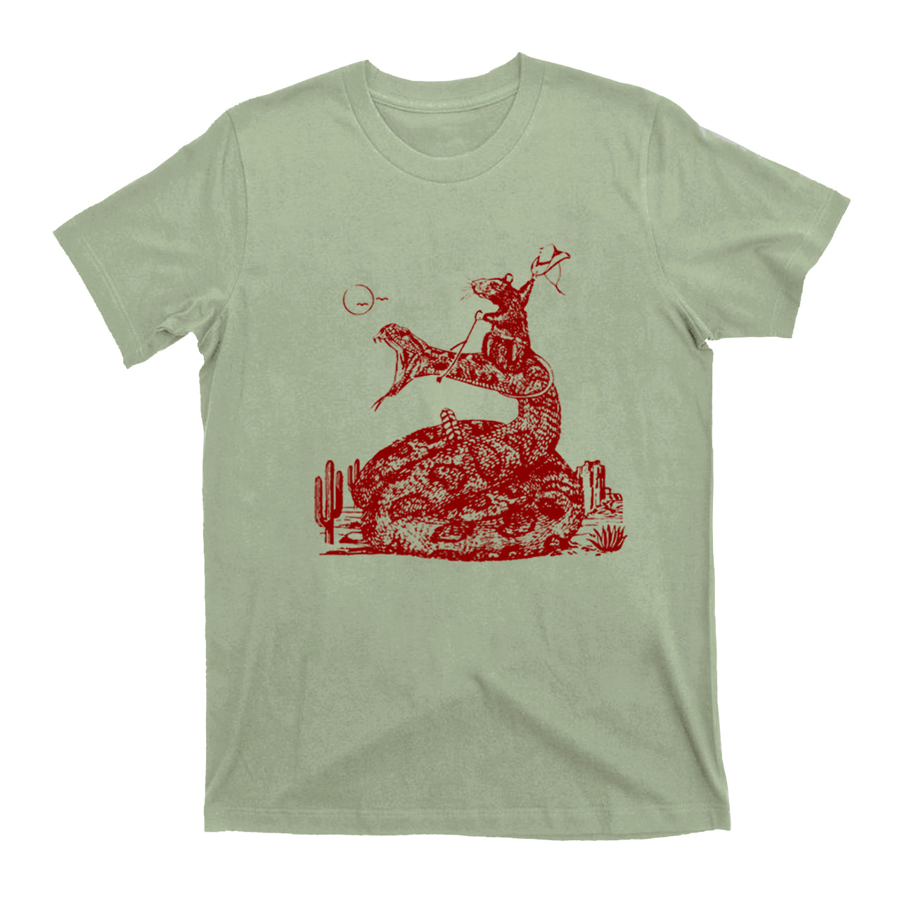 Funny Cowboy Mouse T-Shirts