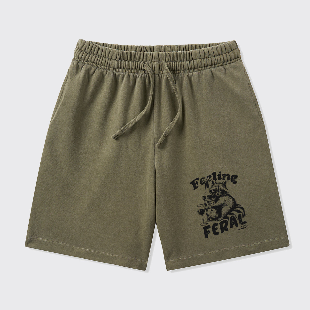 Feeling Feral Of Raccoon_Broncobay Shorts