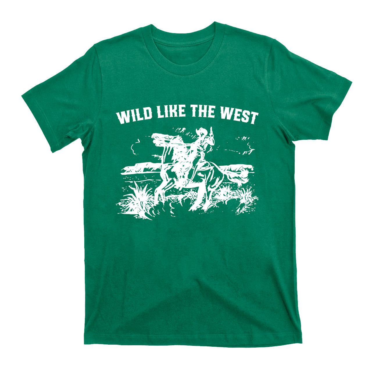 Wild Like The West Cowboy T-shirts