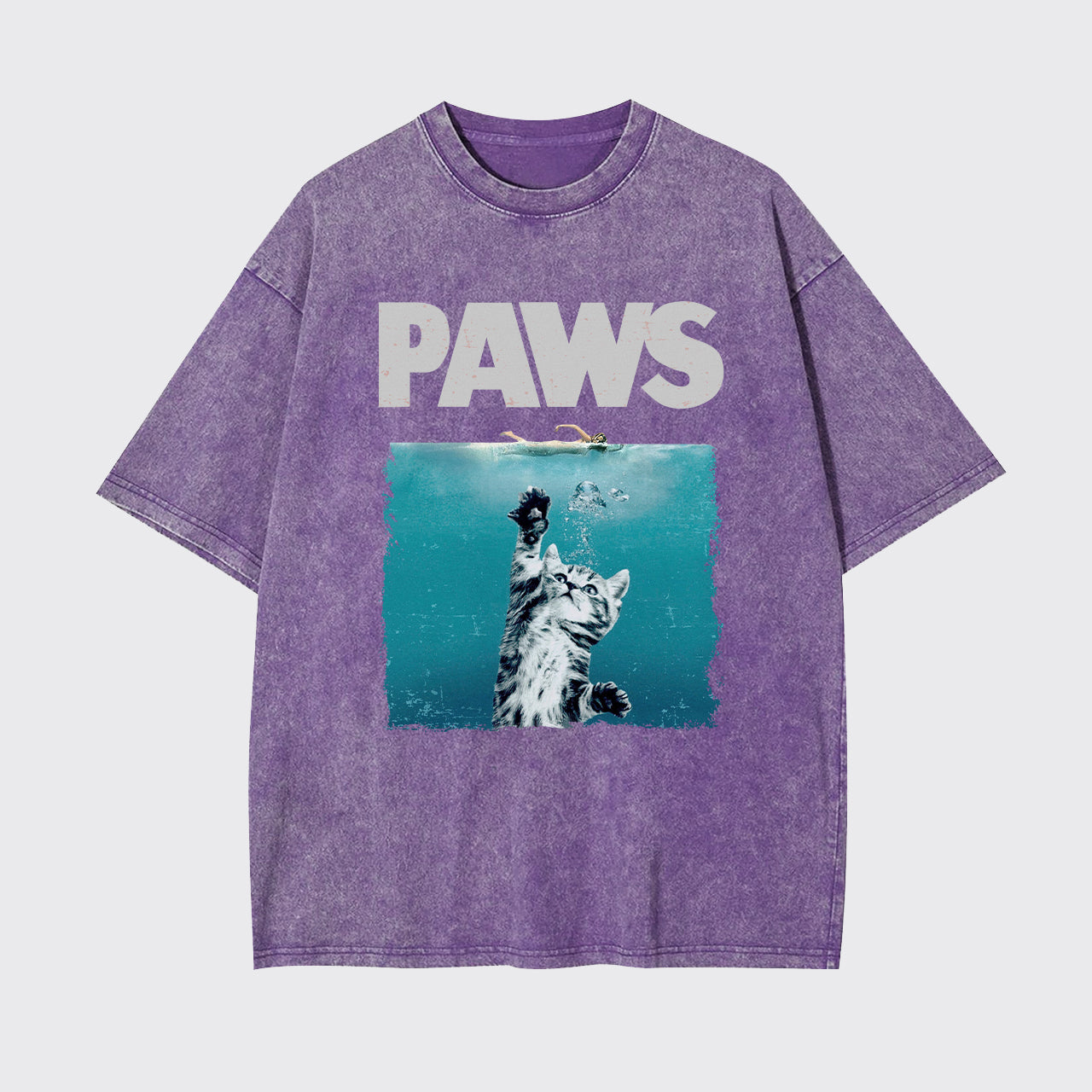 Paws Kitten Jaws Garment-dye Tees