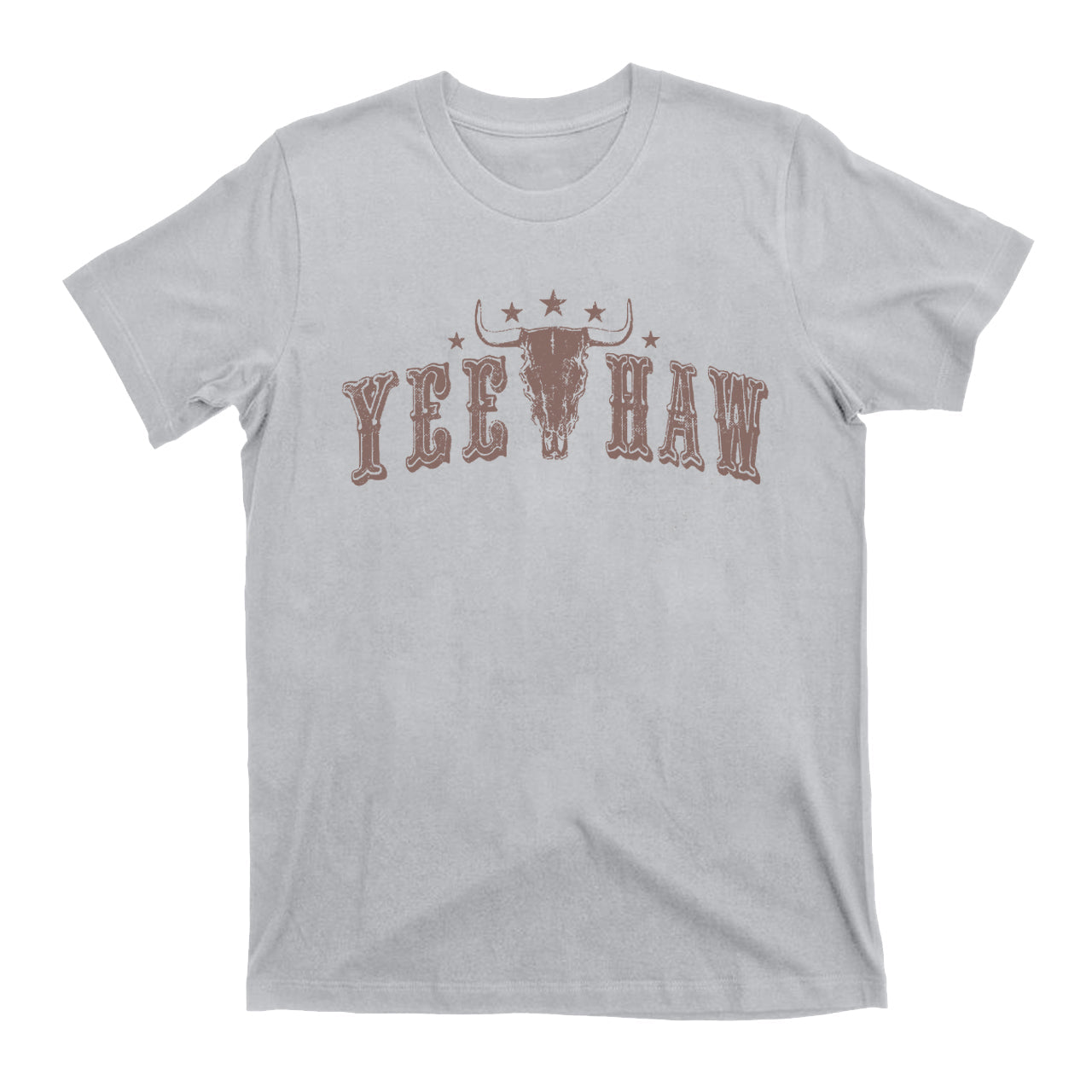 Yee-Haw Cowboy Retro Cow Skull T-Shirts