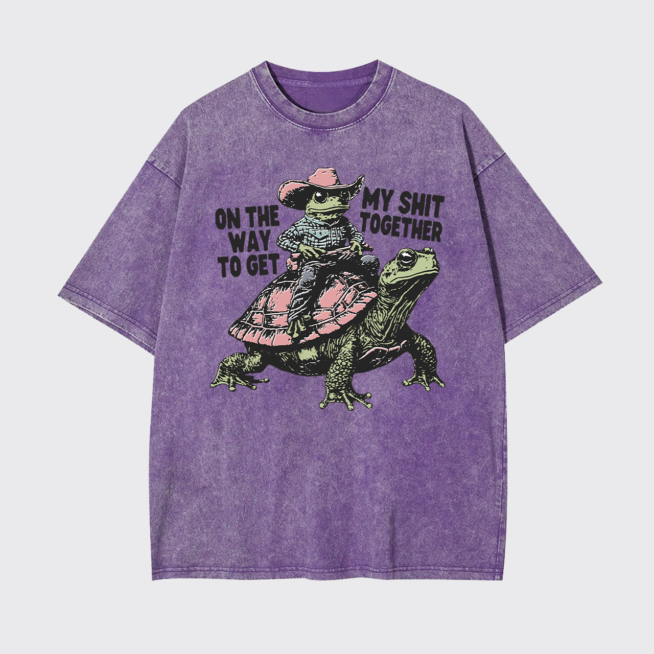 On The Way To Get My Shit Together Garment-dye Tees