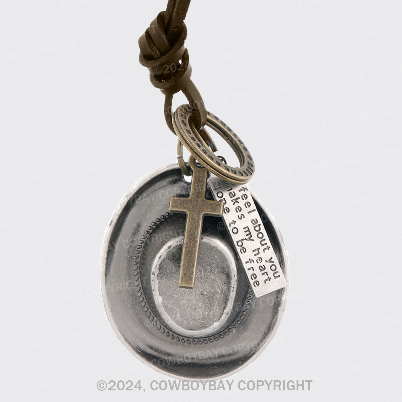 Cowboy Hat Necklace