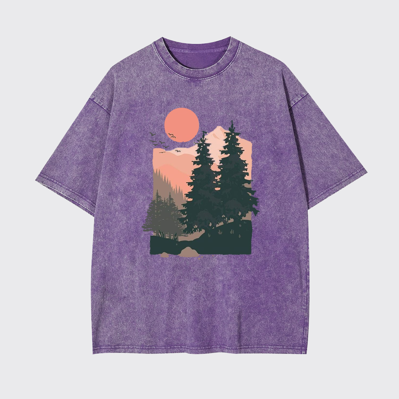 Sunset Pines Garment-dye Tees