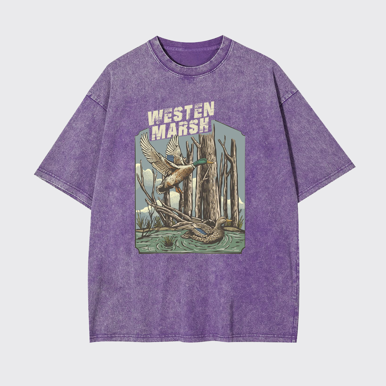 Western Marsh Wildlife Garment-dye Tees