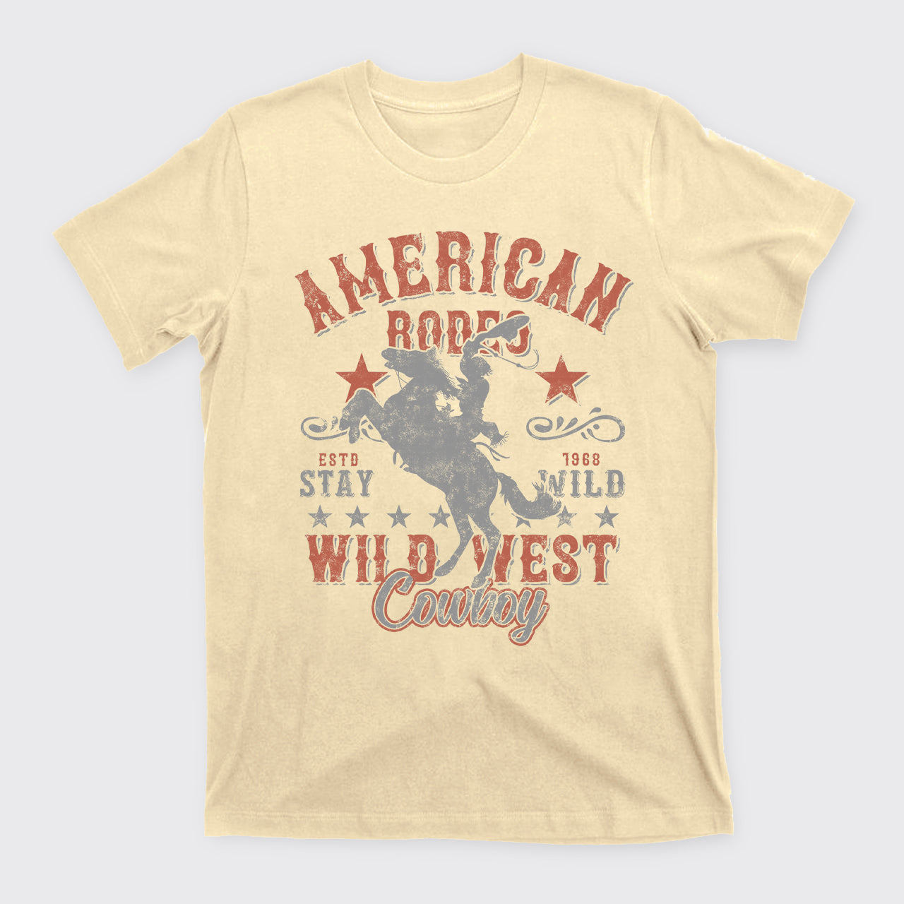 American Rodeo Wild West Cowboy T-Shirts