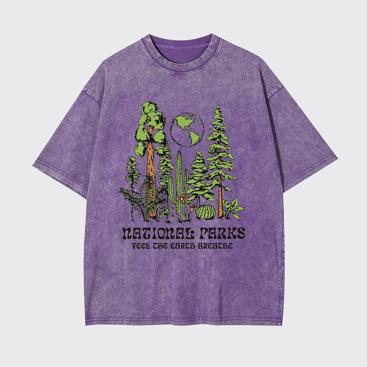 National Parks Feel the Breath Garment-dye Tees