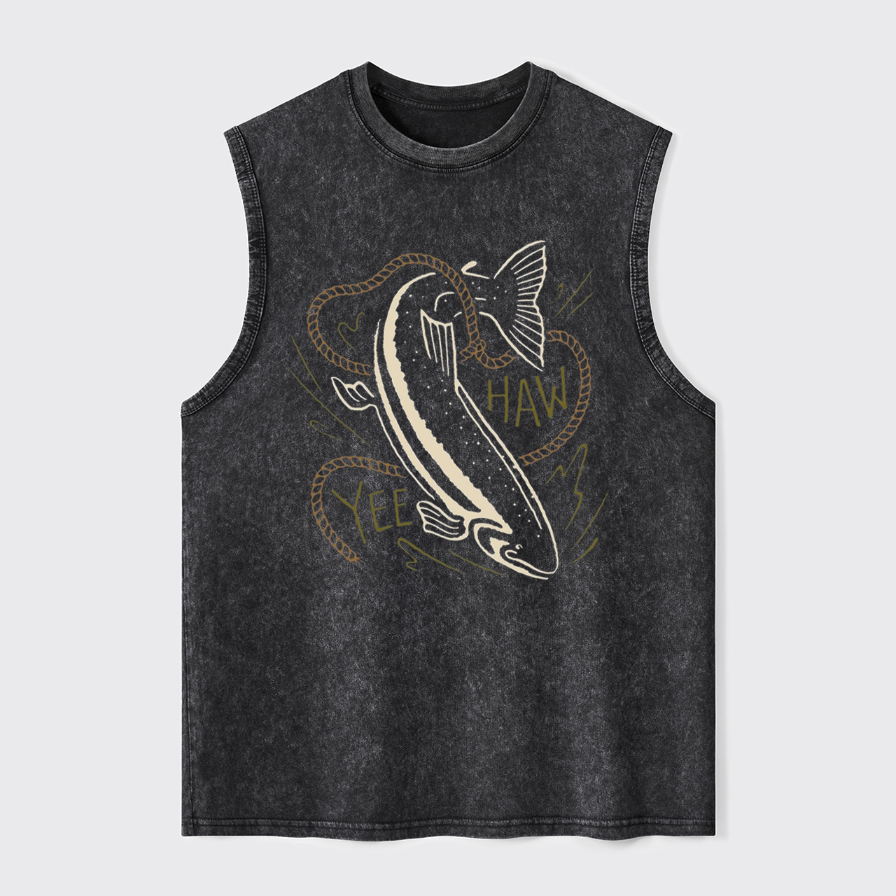Ride the Wave Yee-Haw Washed Tanks