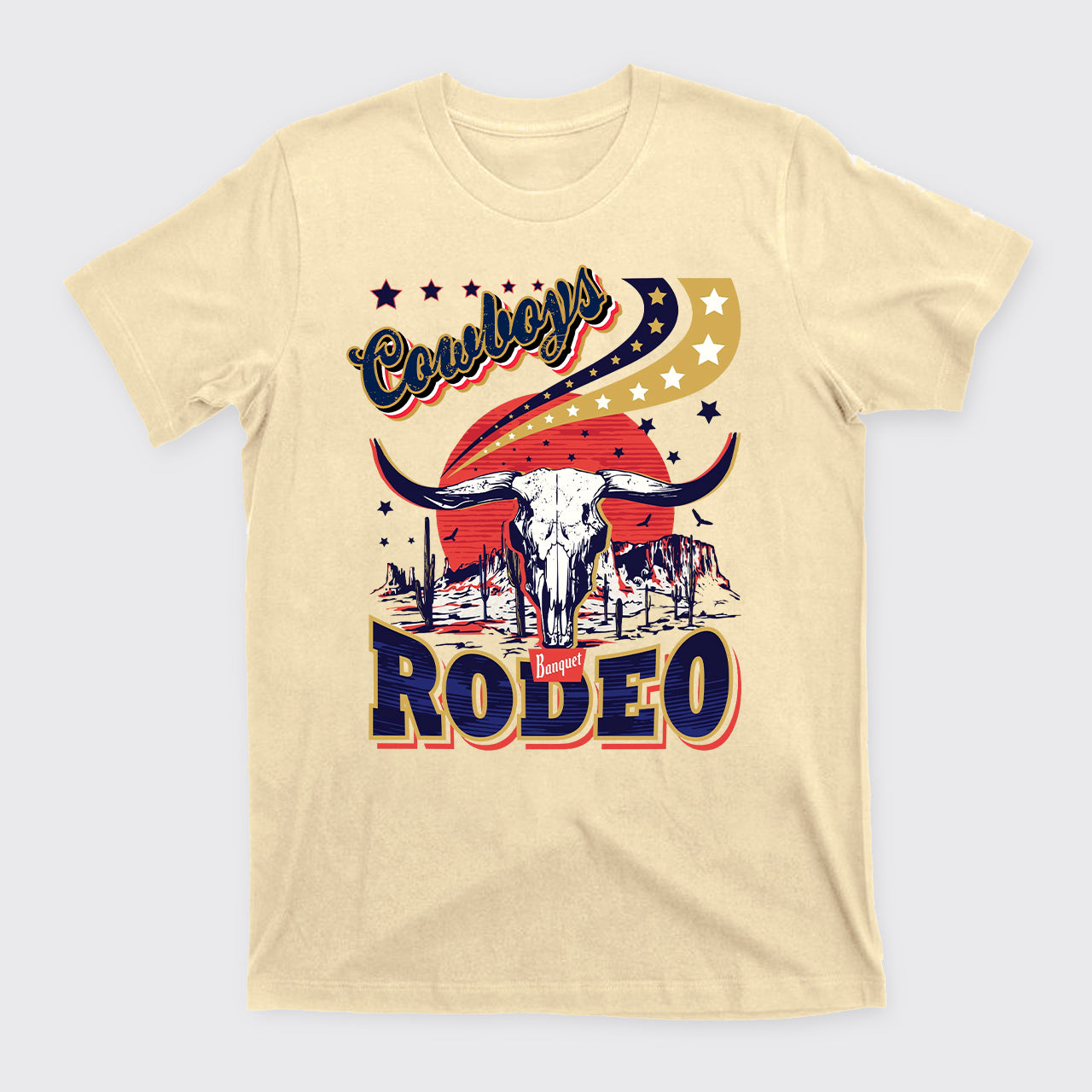 Cowboy Banquet Rodeo Western Country T-Shirts
