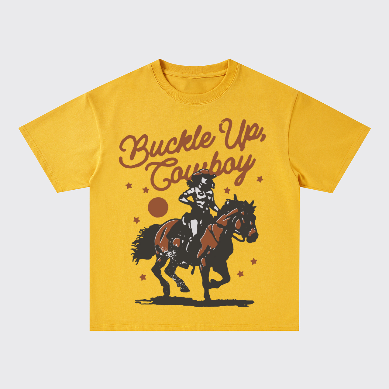 Buckle Up Cowboy Oversize T-Shirts