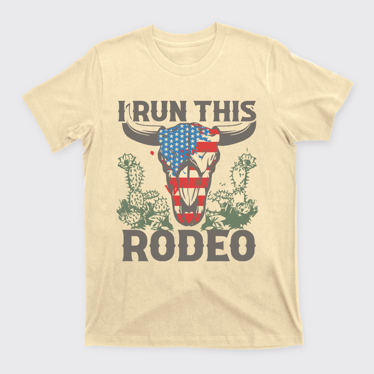 I Run This Rodeo America Cow T-Shirts