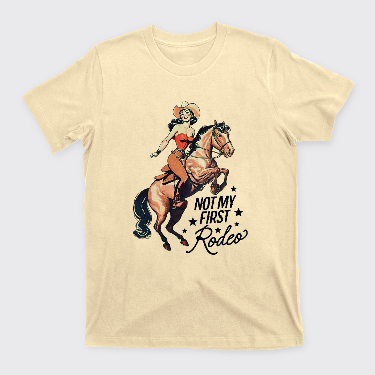 Retro Rodeo Cowgirl T-Shirts