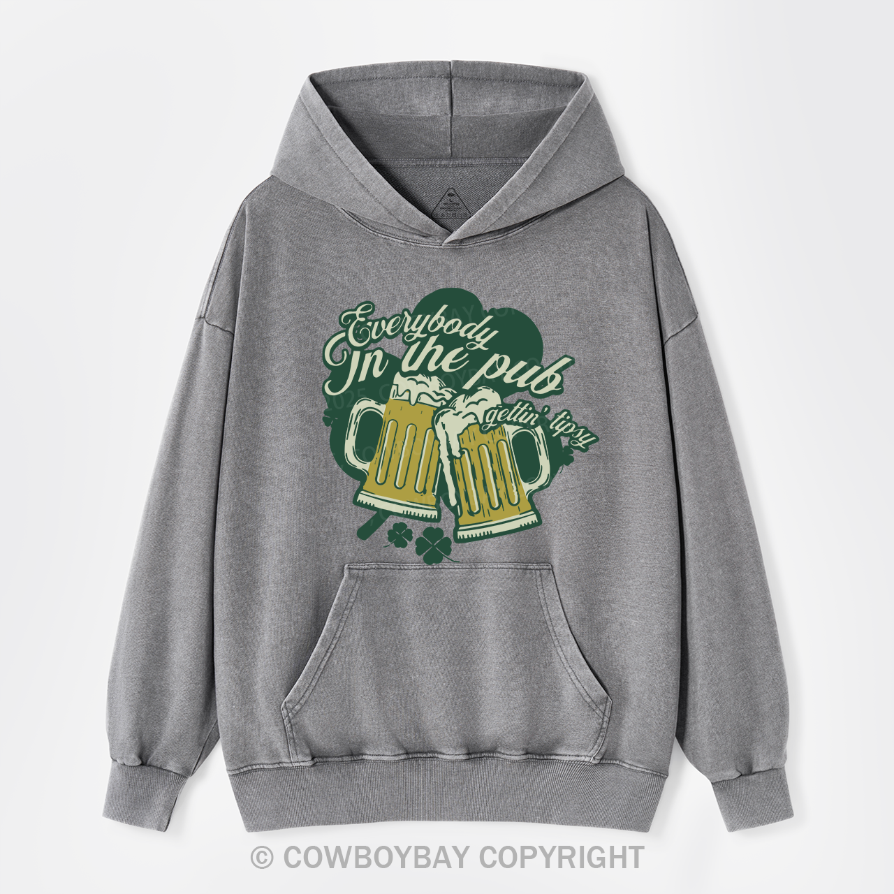 Everybody In The Pub Getting Tipsy Garment-Dye Hoodies