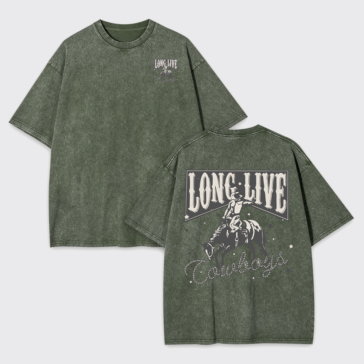 Long Live Cowboy Garment-dye Tees