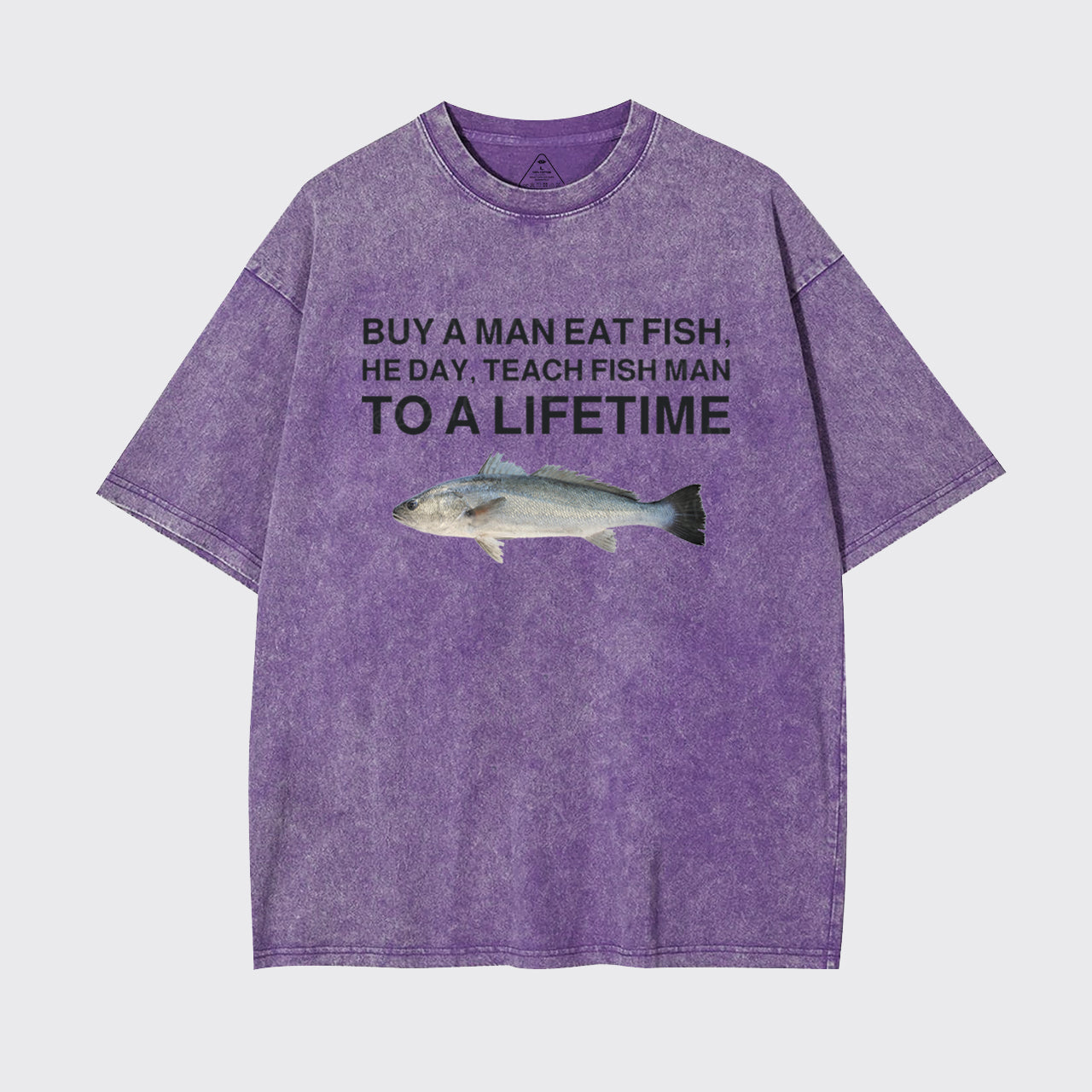 Buy A Man Eat Fish Garment-dye Tees