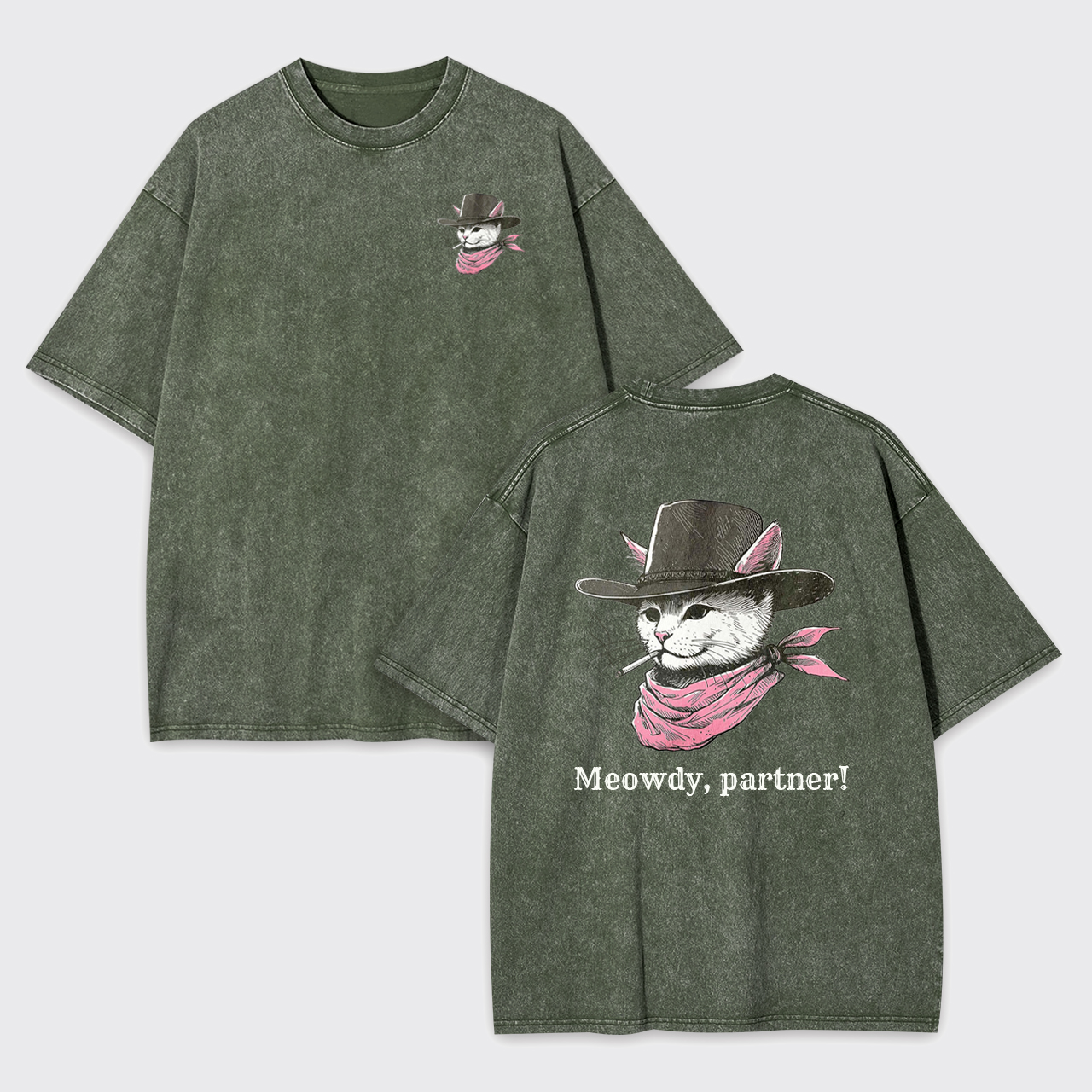 Meowdy Partner Garment-dye Tees