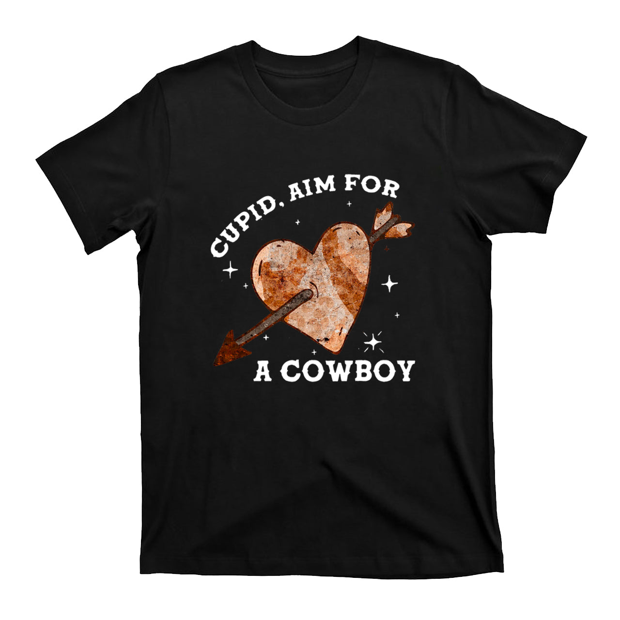 Cupid Aim For A Cowboy T-Shirts
