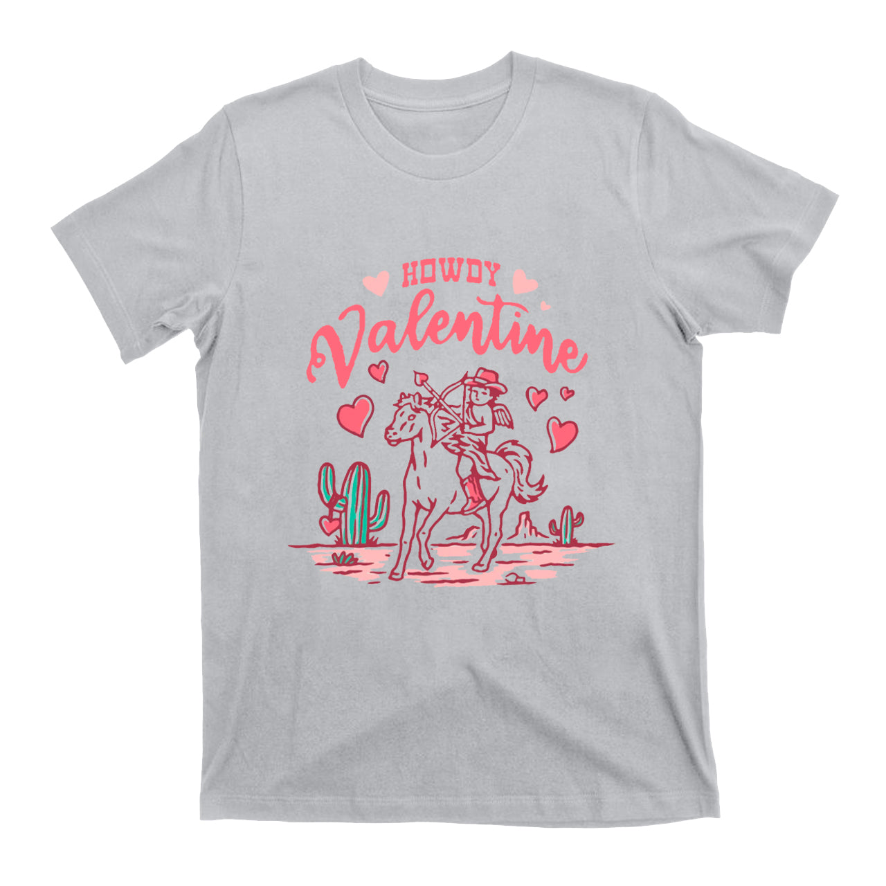 Cupid Aim For A Cowboy Valentine T-Shirts