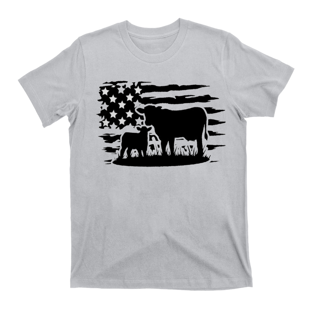 USA Cow Farm Cowboybay T-Shirts