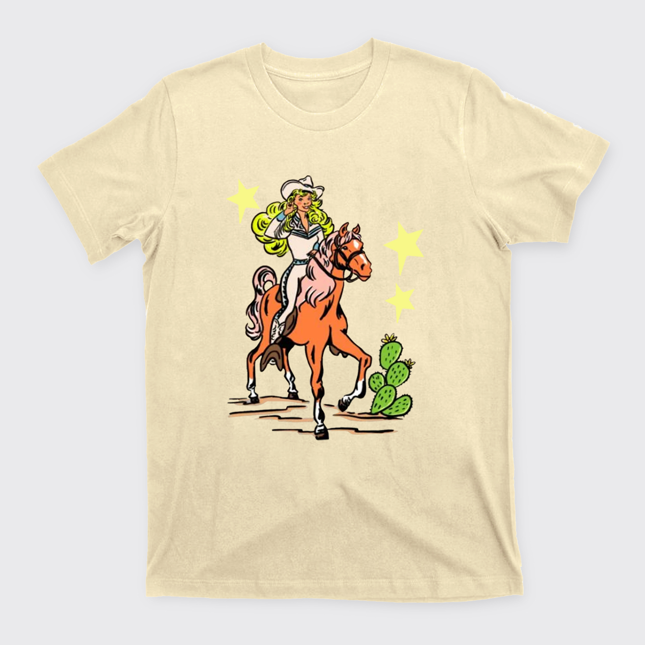 Retro Rodeo Cowgirl T-Shirts