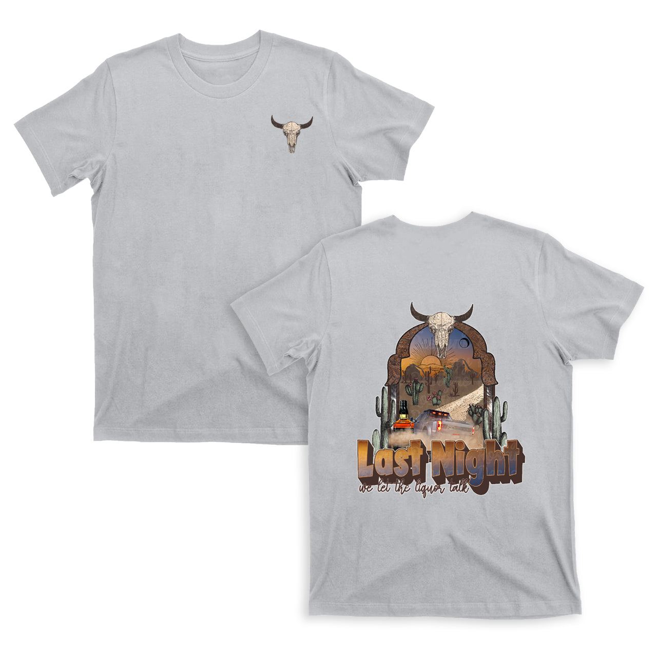 We Let the Light Talk Last Night Cowboy T-Shirts