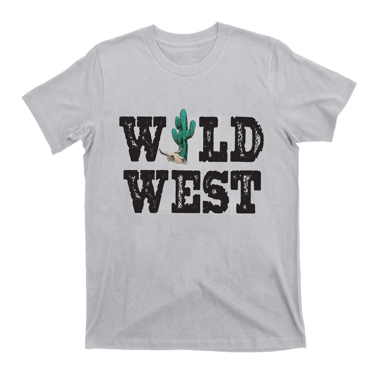 Wild West Cow Skull Cowbo T-Shirts
