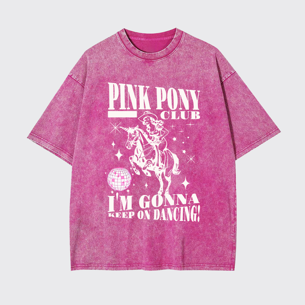 Keep On Dancing Cowgirl Garment-dye Tees
